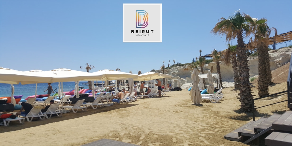 alaçatı beirut beach club giriş ve hamburger fırsatı