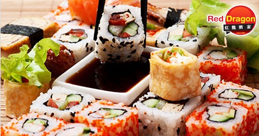 Alsancak Red Dragon Chinese Restaurant’da Uzak Doğu Lezzeti 18 Parça Sushi - izmirburaya.com